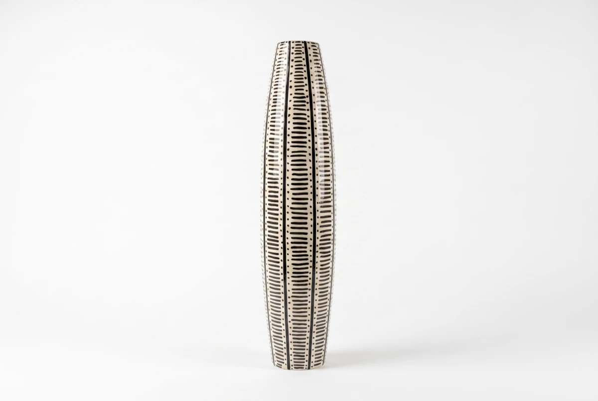 CERAMIC VASE STRIPES