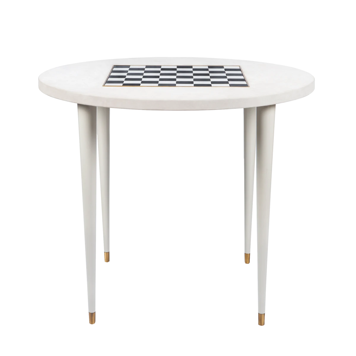 GAMING TABLE WHITE LEATHER