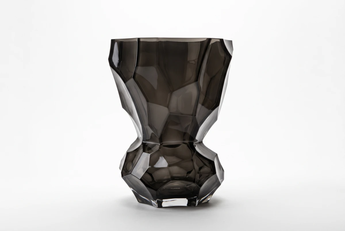 Glass Smoke Vase Hein Studio