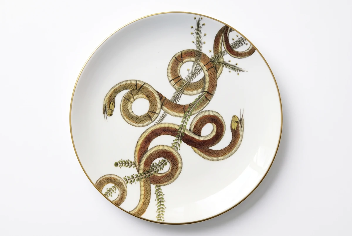 DECORATIVE DISH SNAKE