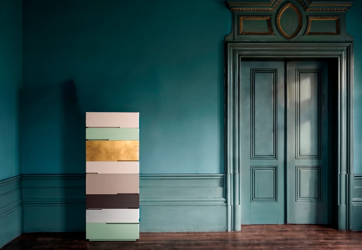 CHEST OF DRAWERS GREEN