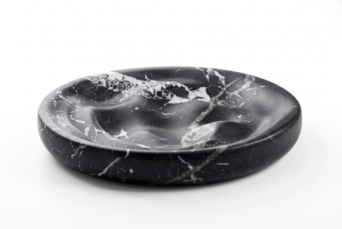 RIPLE MARBLE BOWL HEIN STUDIO