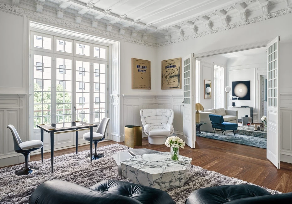 ARMCHAIR WHITE LEATHER