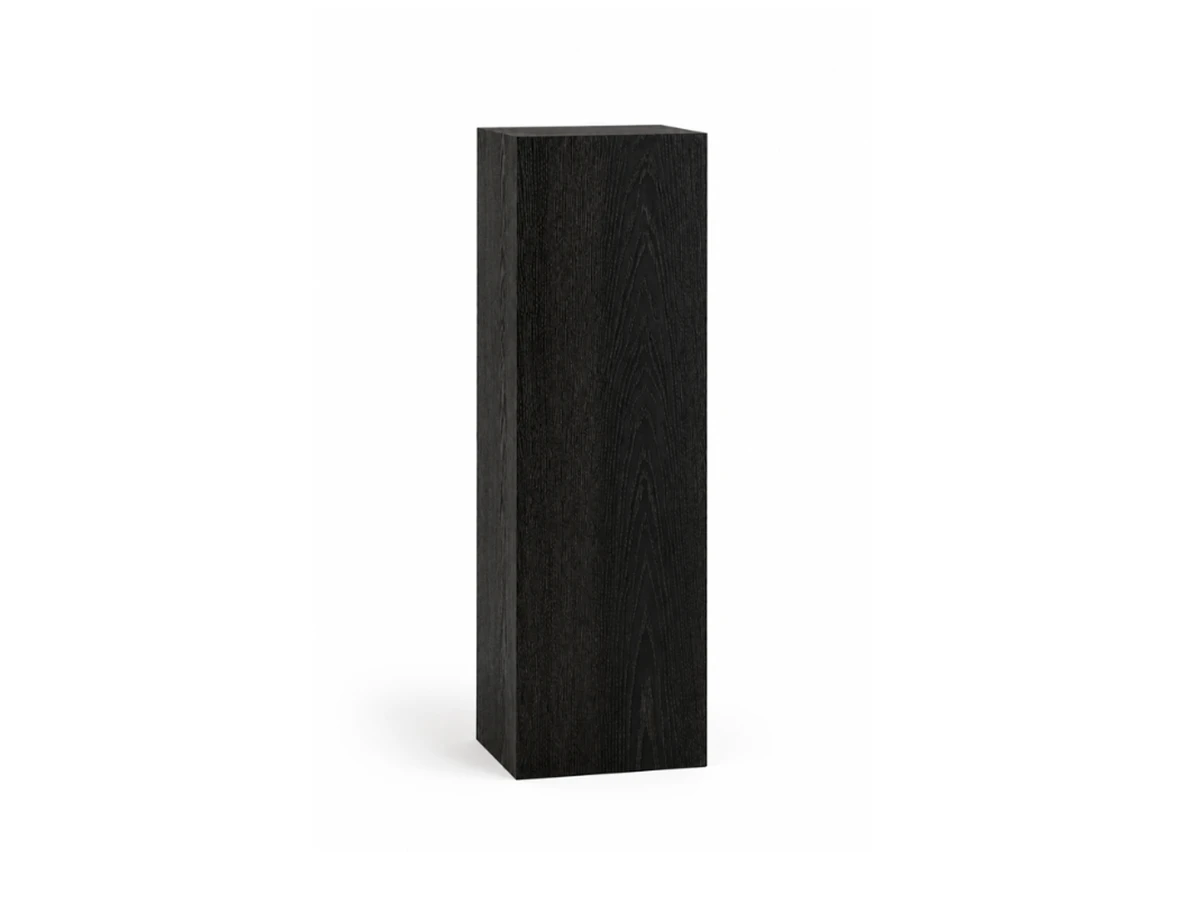 DISPLAY PEDESTAL BLACK WOOD