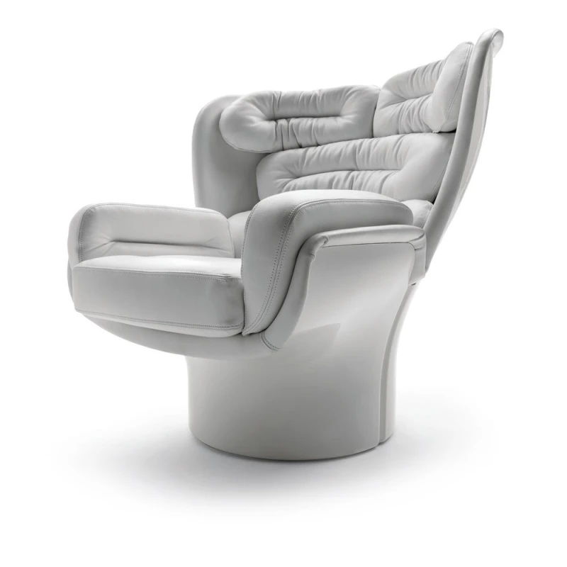 ARMCHAIR WHITE LEATHER