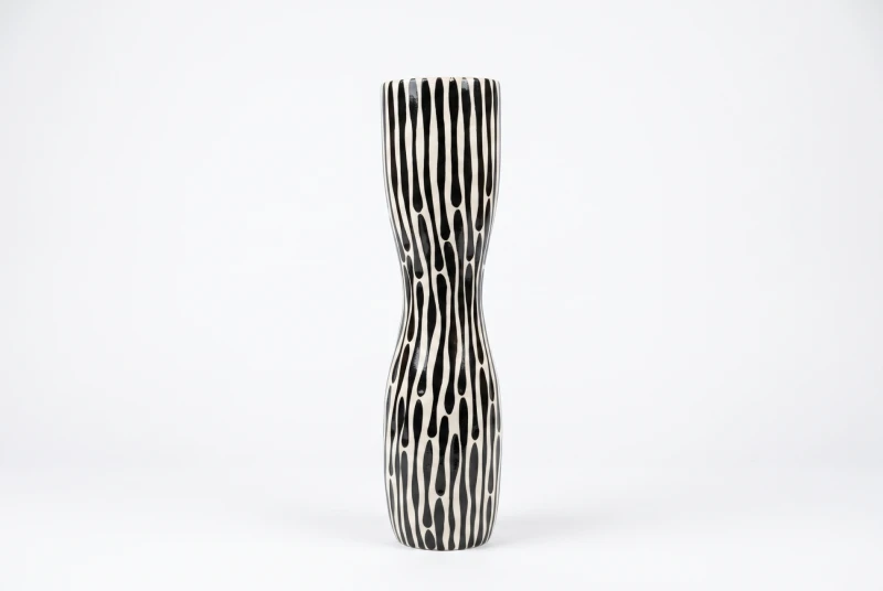 CERAMIC VASE STRIPES