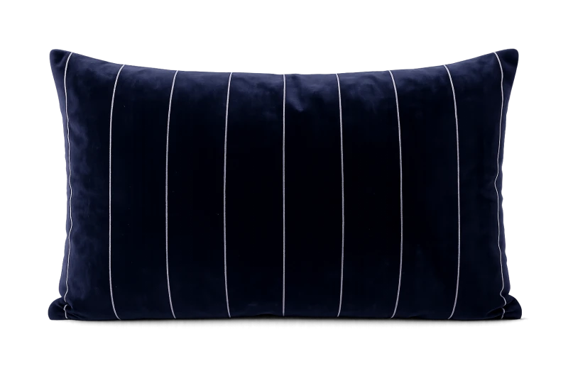 DECORATIVE CUSHION VELVET STRIPES