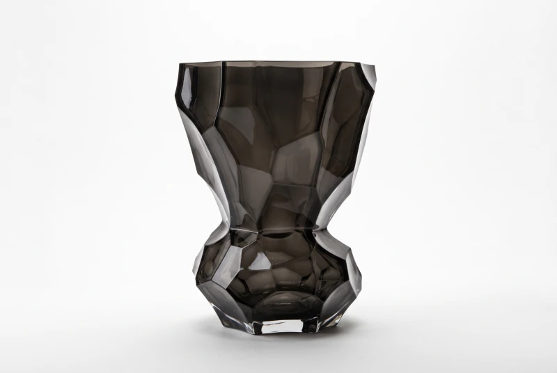 Glass Smoke Vase Hein Studio
