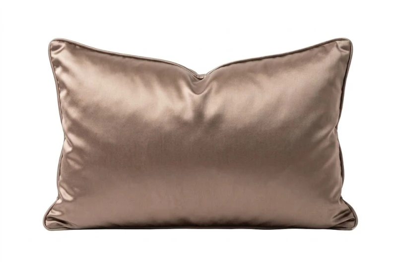 DECORATIVE CUSHION SILVER BEGE