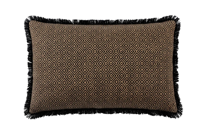 DECORATIVE CUSHION BLACK PATTERN