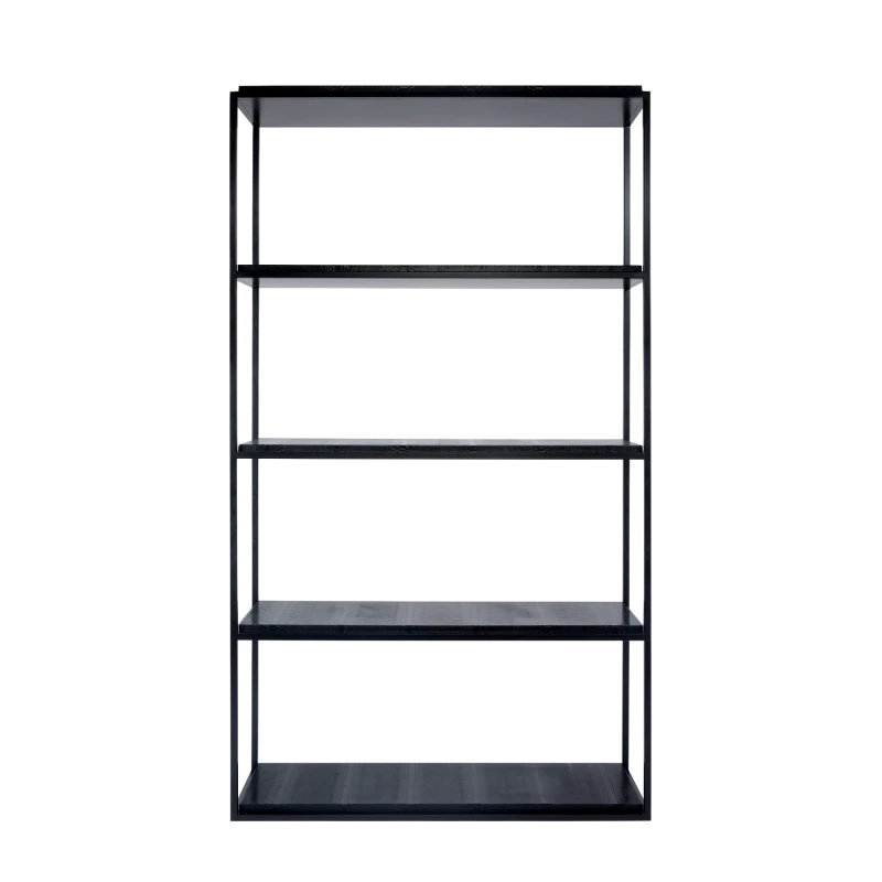 BOOKCASE BLACK IRON