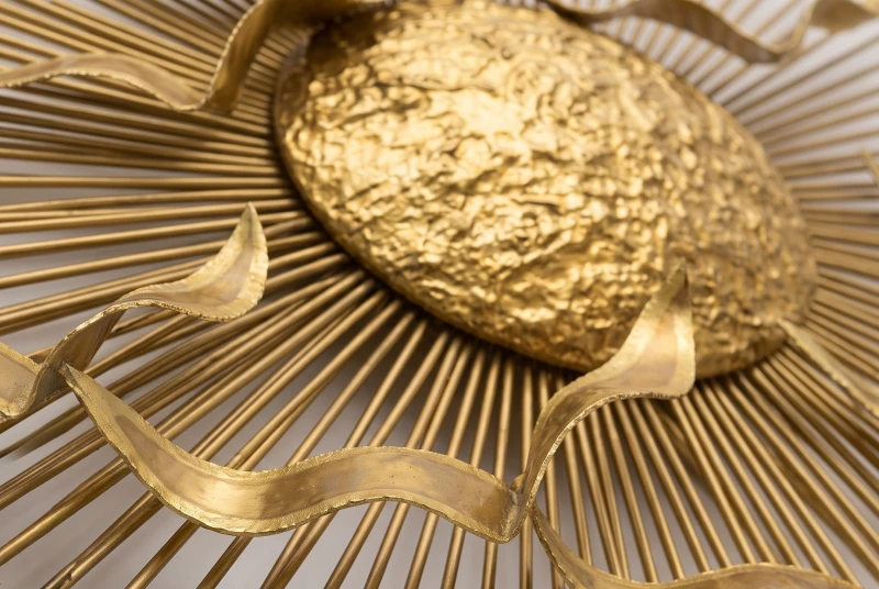VINTAGE GOLD SCULPTURE BIRDS 