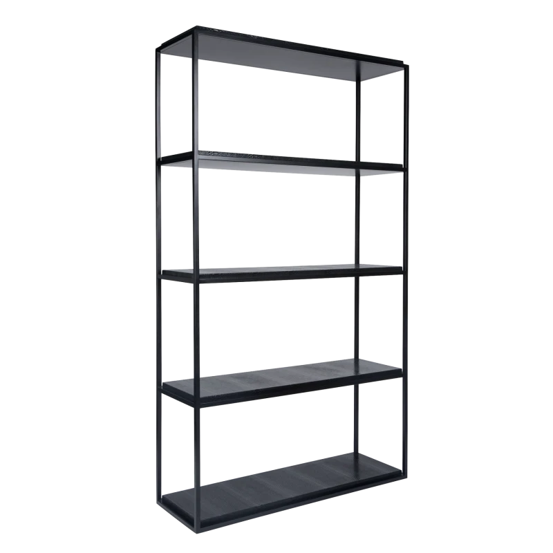 BOOKCASE BLACK IRON