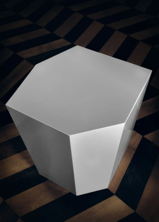 Diamond side table